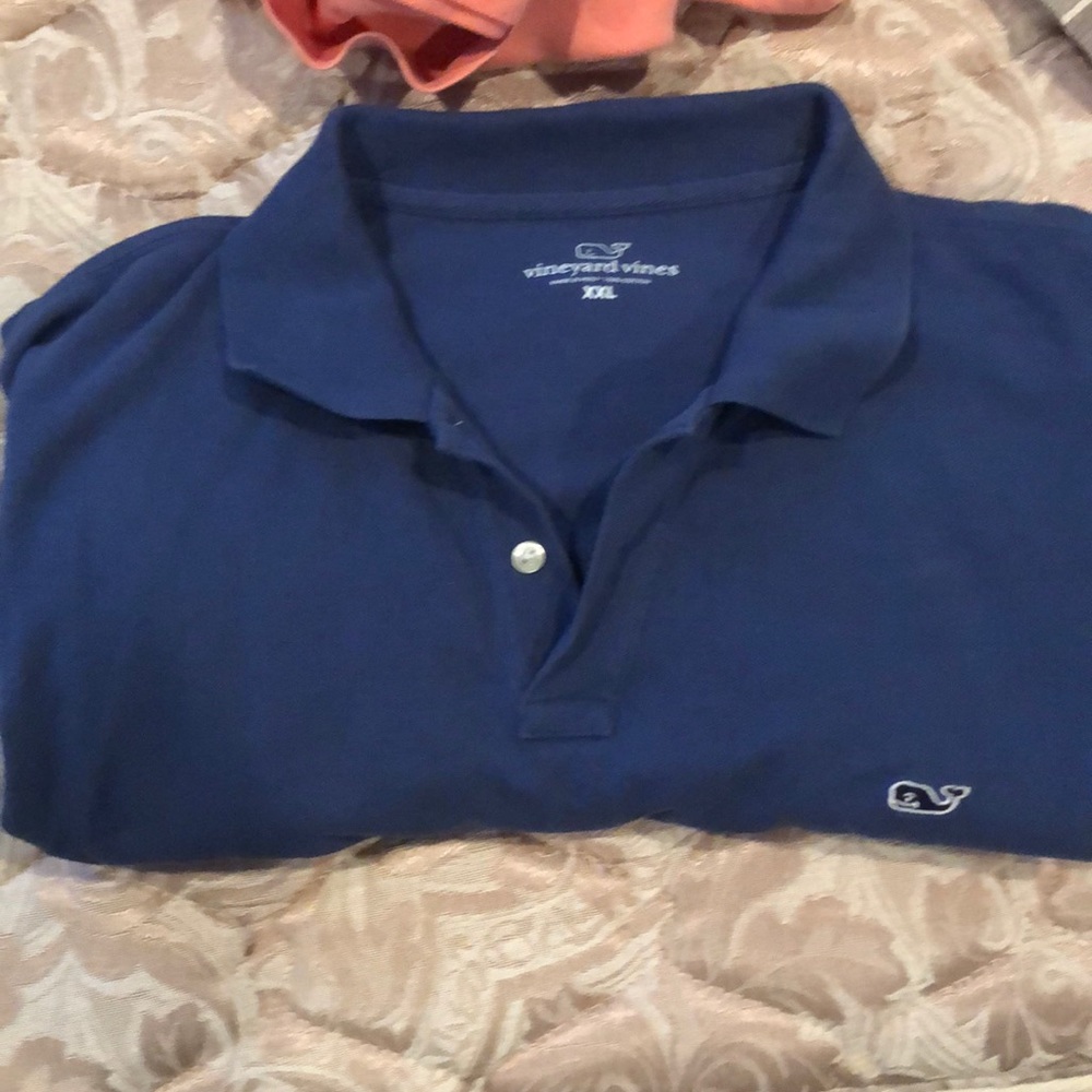 Navy vineyard vines polo